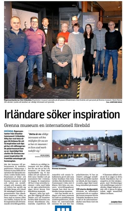 Visit to the Andree Polar Museum in Grenna Sweden
