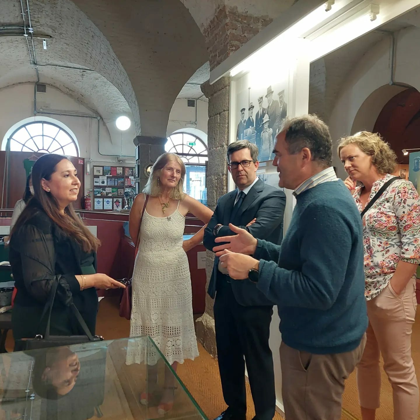 Shackleton Museum welcomes Chilean Ambassador Ms. Carla Serazzi and Ms Pilar Gonzalez-Pizarro(Consular Assistant)